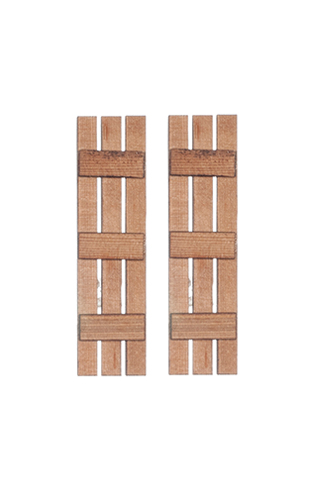 Dollhouse Miniature SLATS SHUTTERS